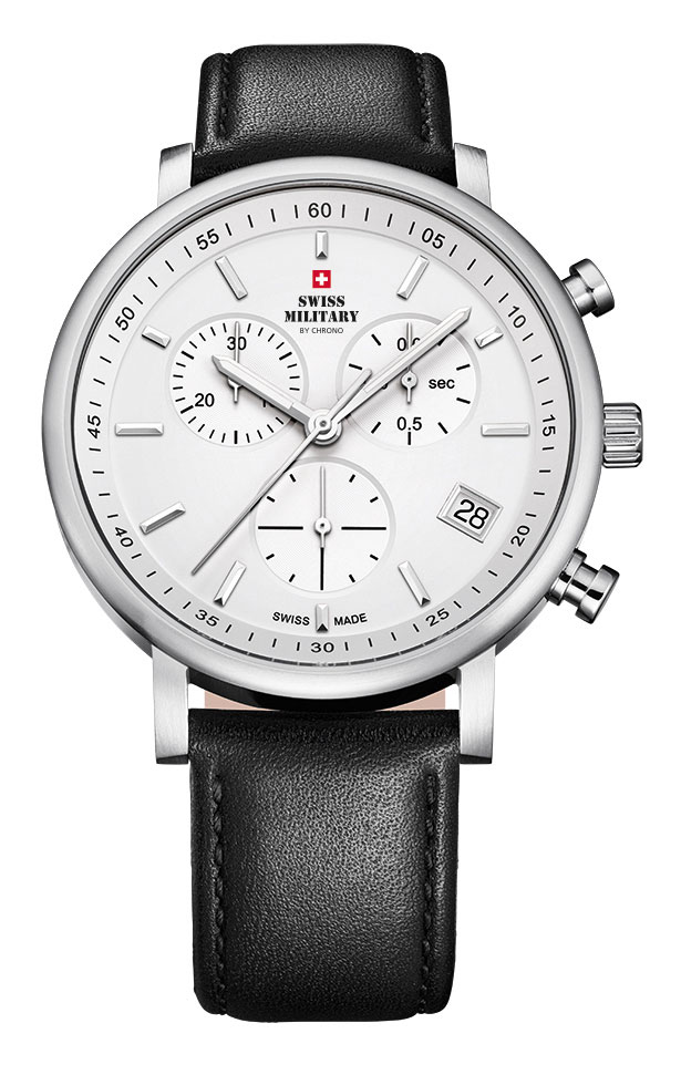 Часы Swiss Military Кварцевые хронографы SM34058.05